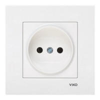 Розетка без заземления белая VIKO KARRE  90960007